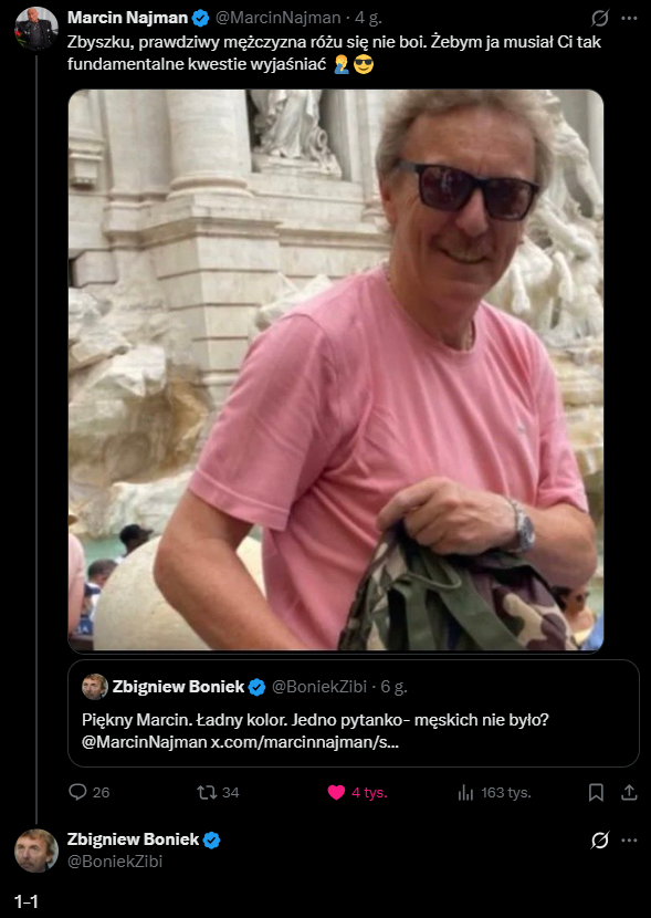 ODPOWIEDŹ Marcina Najmana na zaczepkę ze strony Zbigniewa Bońka xD